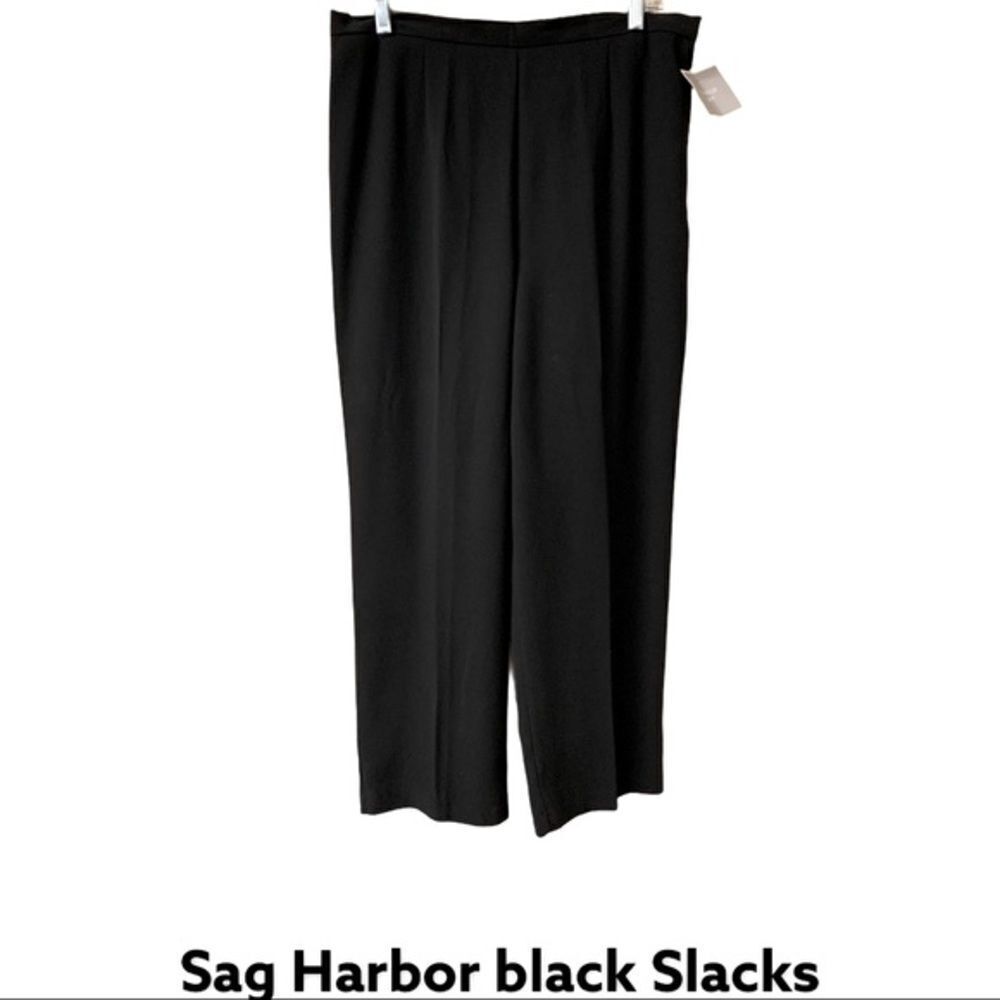 Sag Harbor Women's of Black Slacks